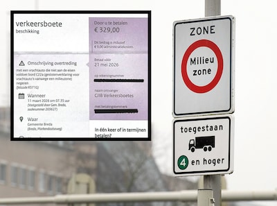 Hij kocht een e-truck van 6 ton, toch krijgt Etiënne boetes voor rijden in milieuzone: ‘Klopt niks v