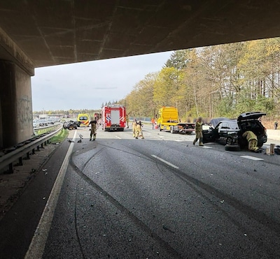 Ravage op weg na ongeval op A67 bij Valkenswaard, weg weer vrij