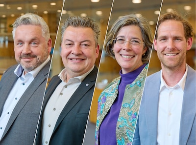Nieuwe wethouders Bernheze geïnstalleerd, Wijdeven neemt afscheid en hint op standbeeld