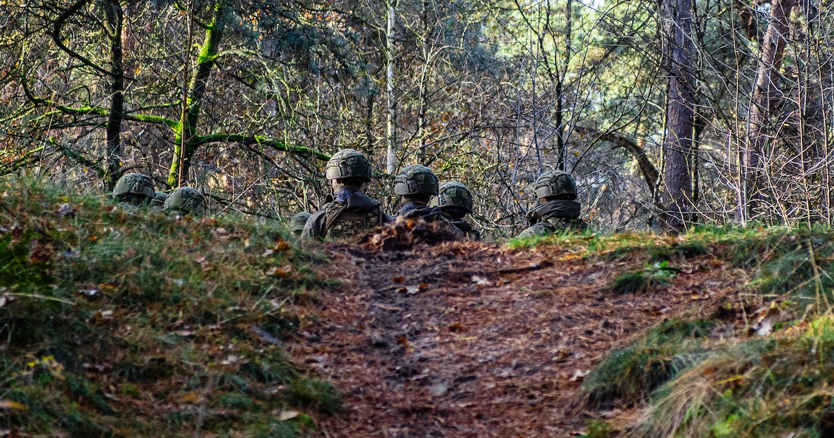 Militaire oefening in Reusel-De Mierden
