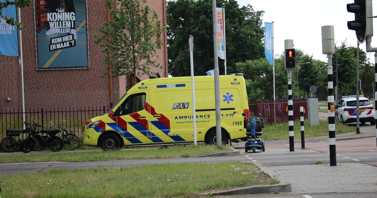 Vrouw op scootmobiel gewond door botsing met fatbike in Oss.