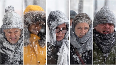 Bikkelen door de Eindhovense binnenstad: sneeuw, wind, vrieskou en toch op de fiets