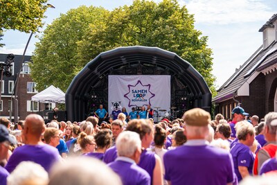 Honderden deelnemers halen bijna 160.000 euro op tijdens Samenloop in Rosmalen