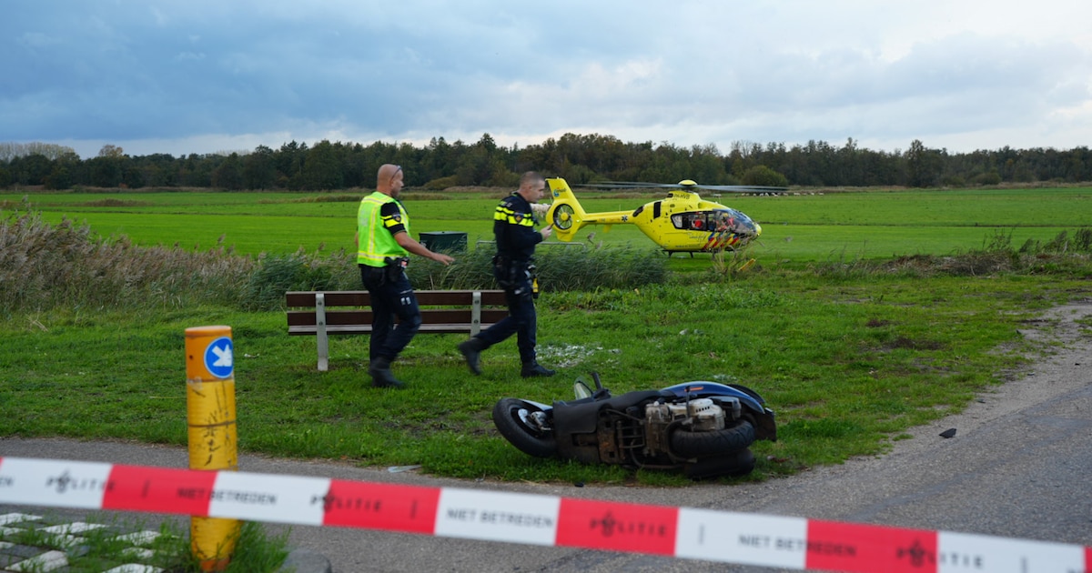Scooterrijder overleden aan verwondingen na botsing in Sprang-Capelle.