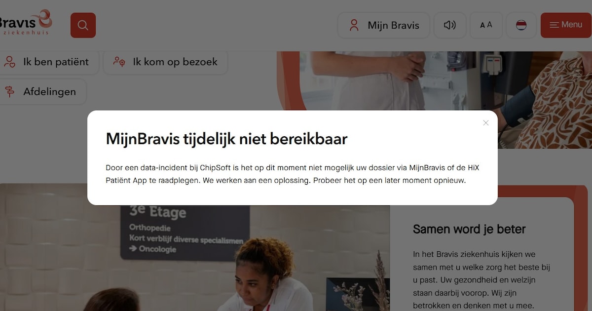 Bravis ziekenhuis haalt systemen offline na cyberaanval | Regio | BD.nl