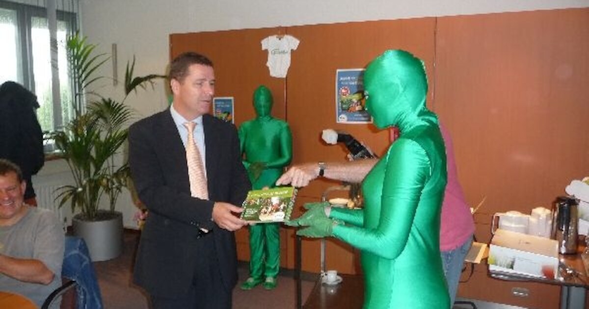 Groene mannetjes laten zich nog een keer zien