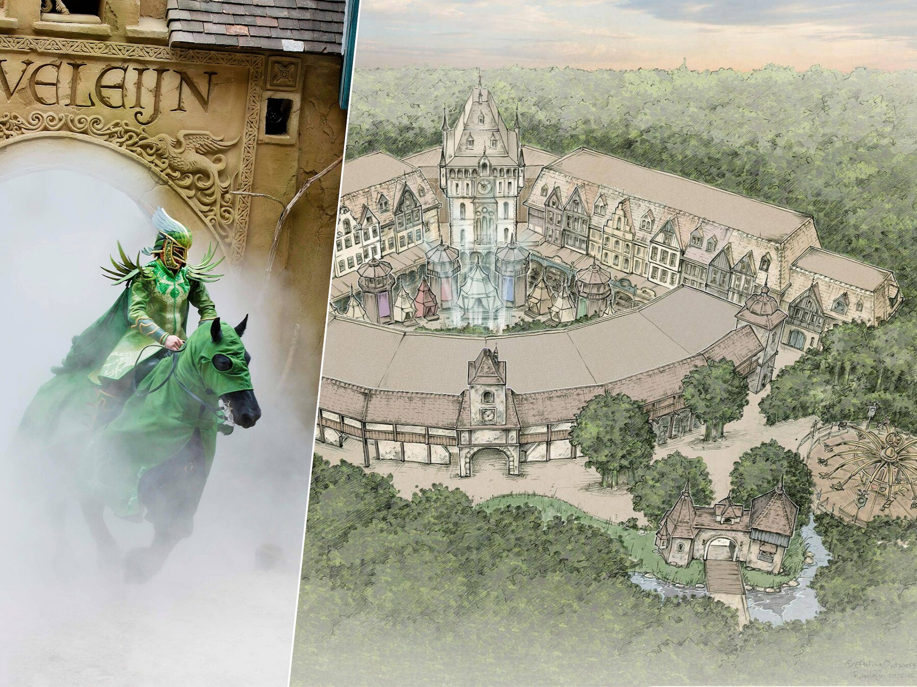 Na protesten en Kamervragen geen paarden meer bij Efteling-show, maar wel nieuwe attractie en themagebied