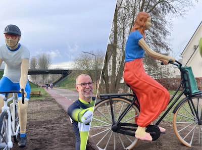 Laatste twee fietsbeelden komen naar Veghel: kunstproject Half Nul bijna klaar