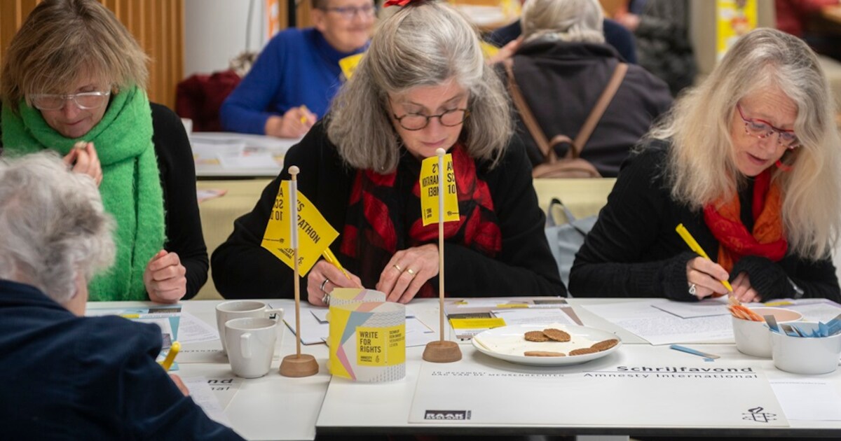 Amnesty Culemborg schrijft voor mensenrechten