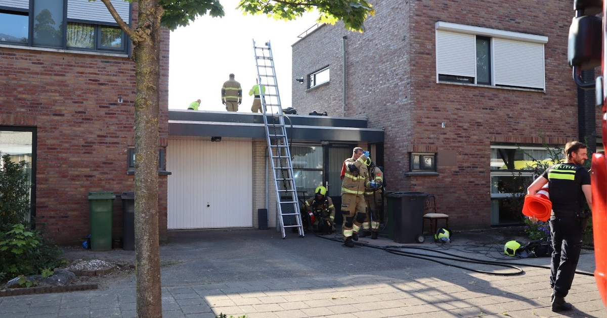 Brandweer rukt uit voor kleine woningbrand in Vlijmen