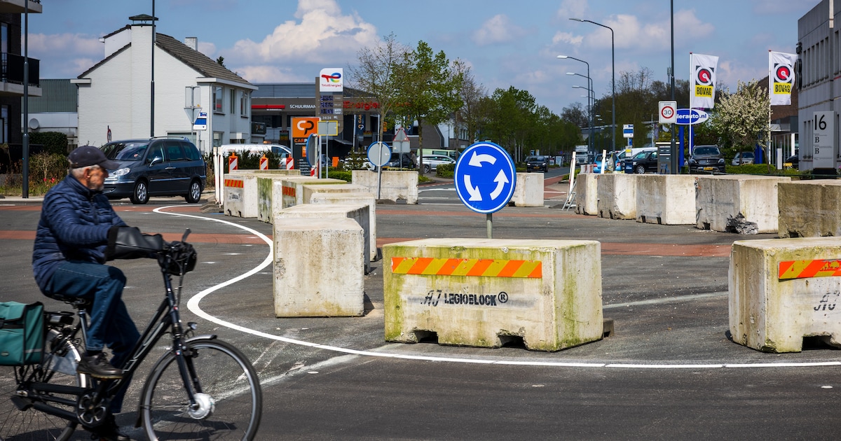 Vught grijpt in bij veel besproken ‘Barbapapa-rotonde’