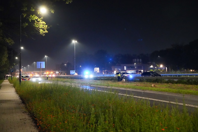 Vrouw steekt A59 over en overlijdt ter plekke. 