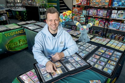 Er is nu al ingebroken in de Pokémon-winkel van Elroy (34): ‘Maar de waardevolle kaarten liggen niet