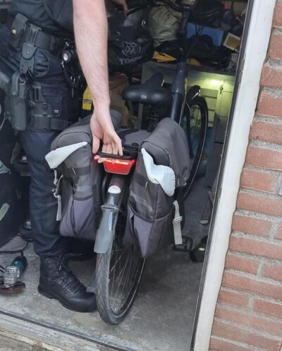 Camerabeelden en flinke zoektocht leiden naar opslagschuur fietsendief in Terheijden