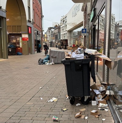 Ondernemers en bewoners klagen: ‘Tilburgse binnenstad grote puinhoop door blikjesjagers’