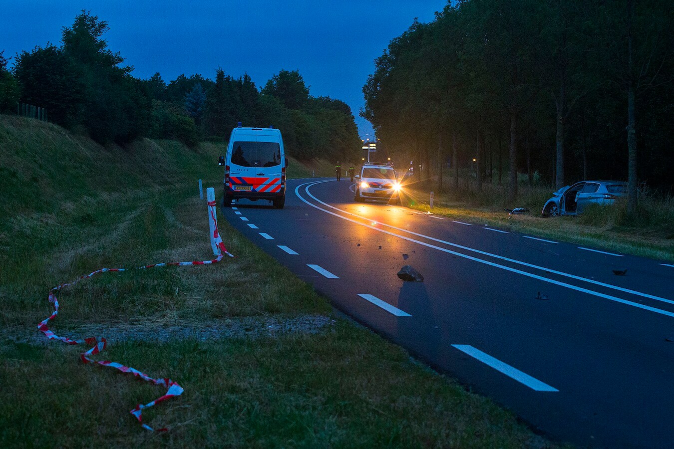 Keien op de Structuurweg in Schijndel.