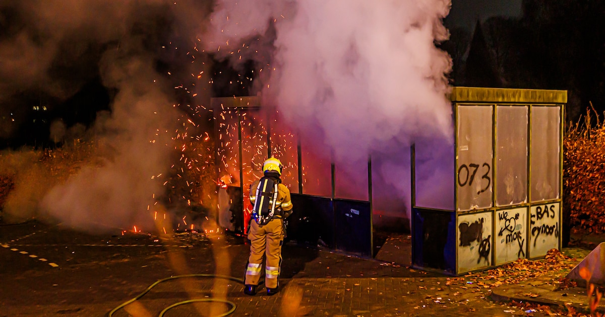 Pallet in brand bij jeugdhangplek in Sint-Michielsgestel