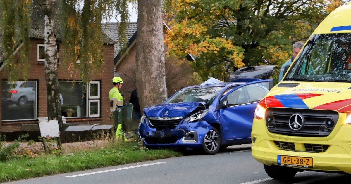 Automobilist gewond na botsing met boom in Neerijnen