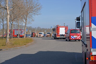 Lekkage bij goederentrein op station Lage Zwaluwe, brandweer en ProRail rukken uit