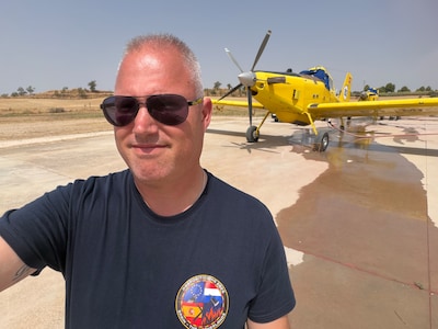 Sander (41) uit Liempde leverde vakantiedagen in om bosbranden in Spanje te blussen: ‘De adrenaline 