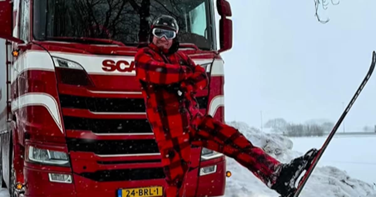 Video van stuntende Joost gaat viral ‘We hebben goed gekeken of er verder niemand op de weg was’