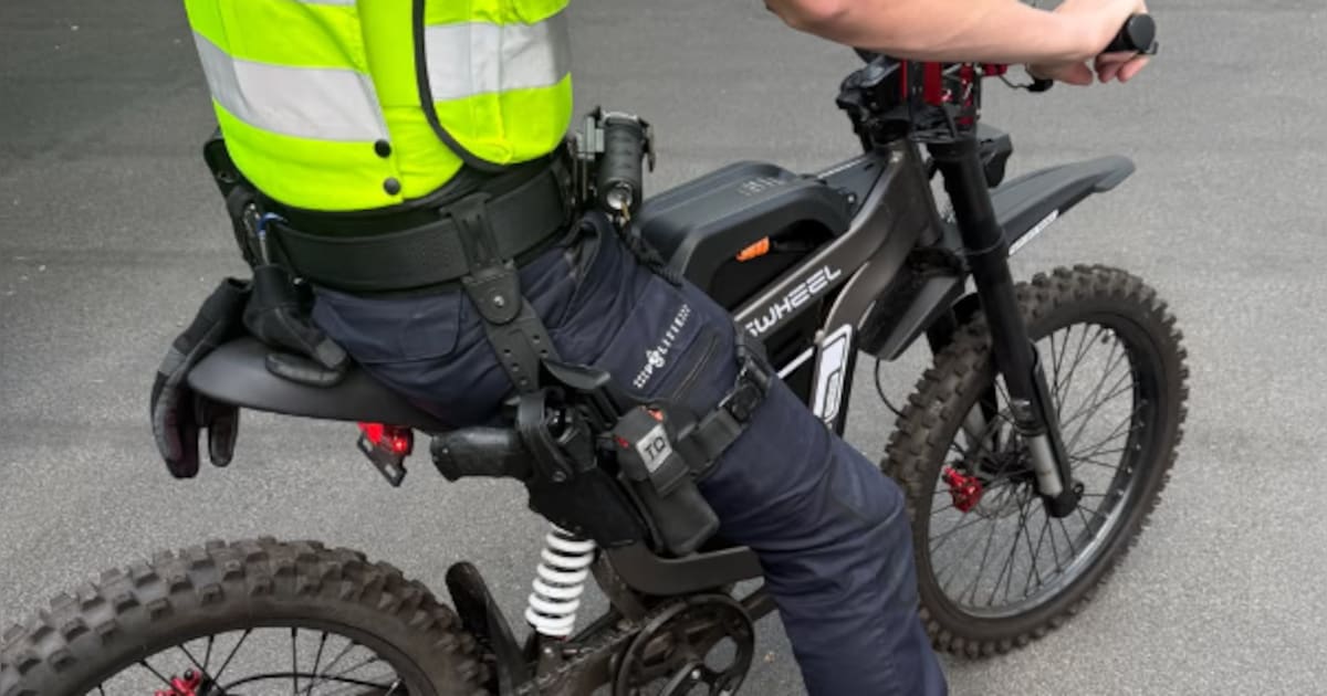 Fatbike ging 100 kilometer per uur en is in beslag genomen door politie