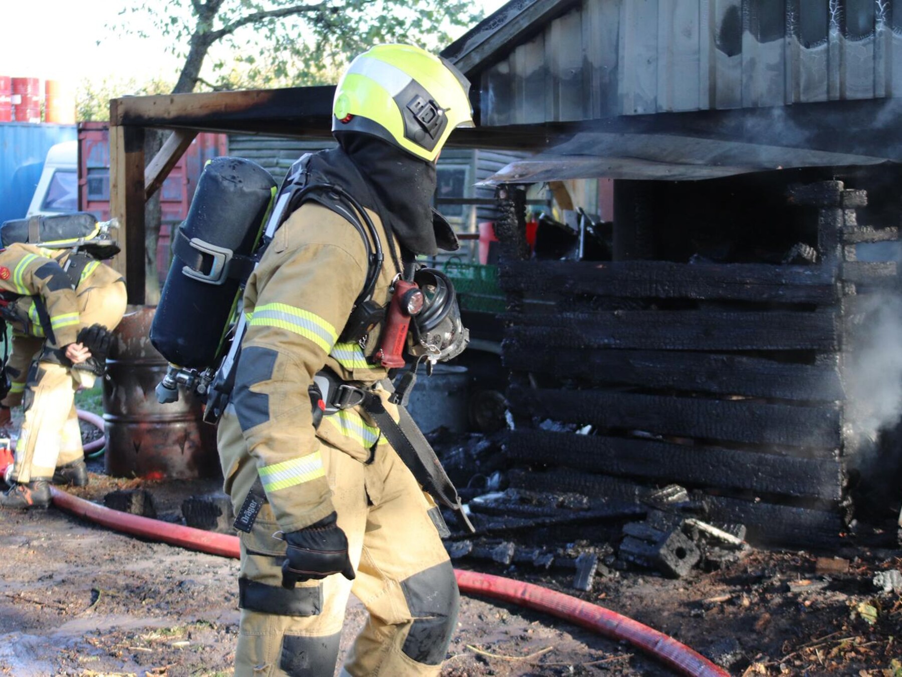 Brand uitgebroken in schuur in Vorstenbosch, oorzaak is onbekend 