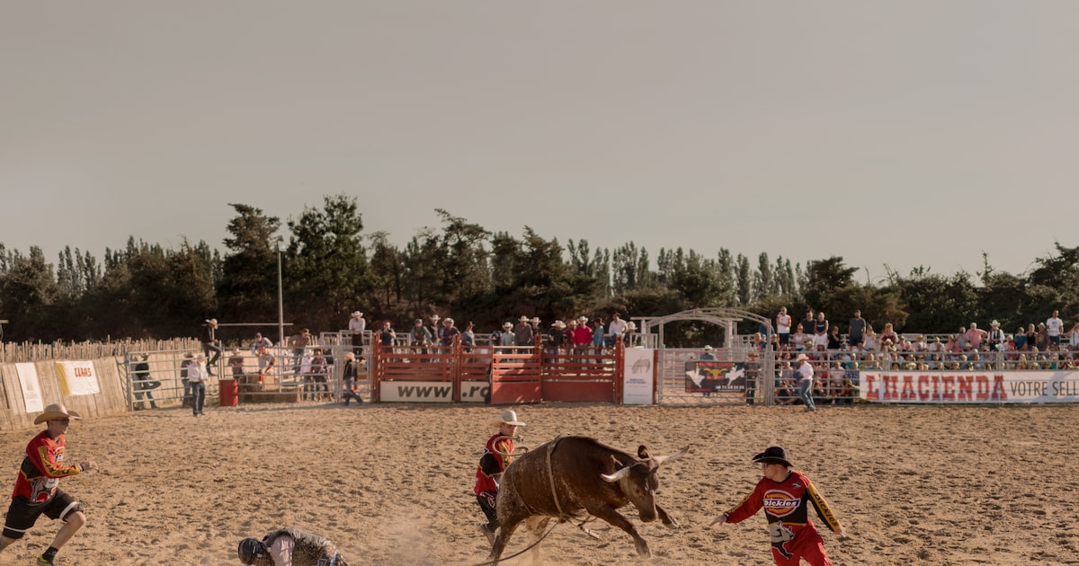 Gebroken ribben, hersenschudding; Björn maakte een fotoboek over rodeo ...