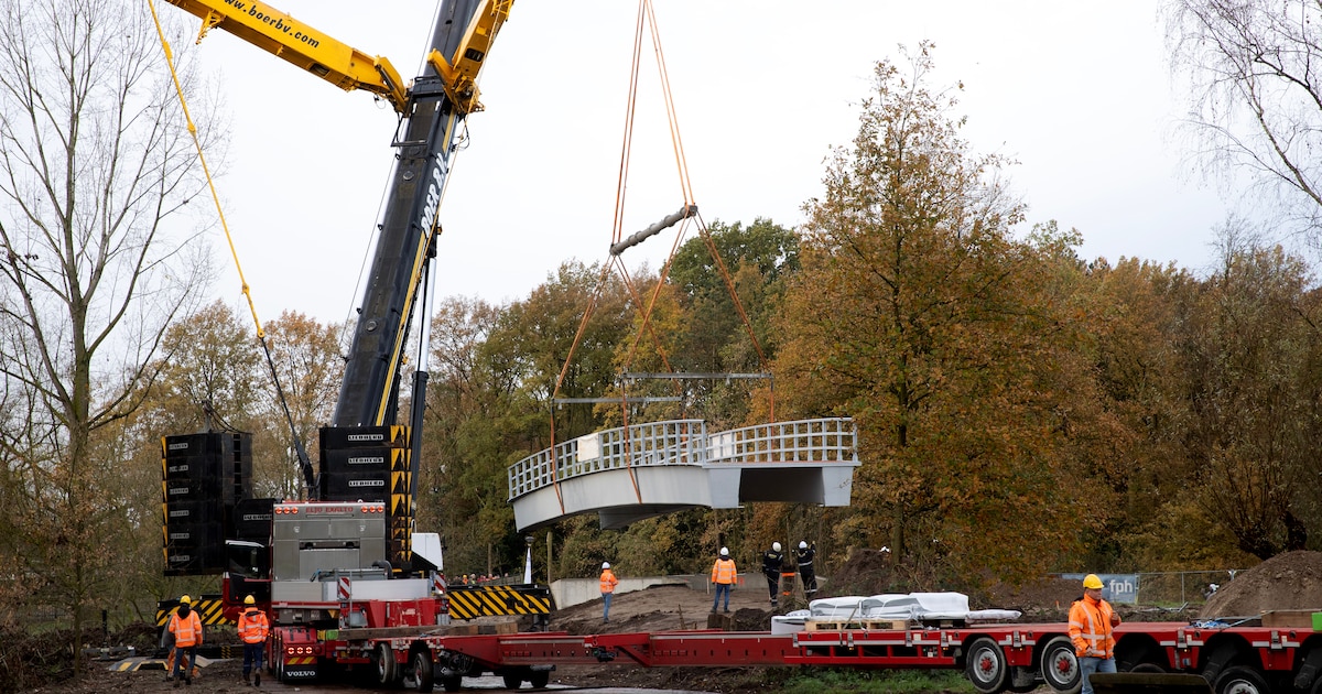 Dommelpasbrug in Son en Breugel vanaf 18 december weer open voor voetgangers en fietsers