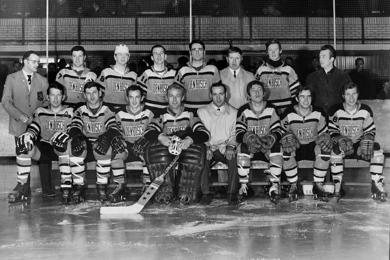 Fanion Hockey Sur Glace Den Bosch 1970-71 – Wimpel Vintage, Occasion, Sans Marque