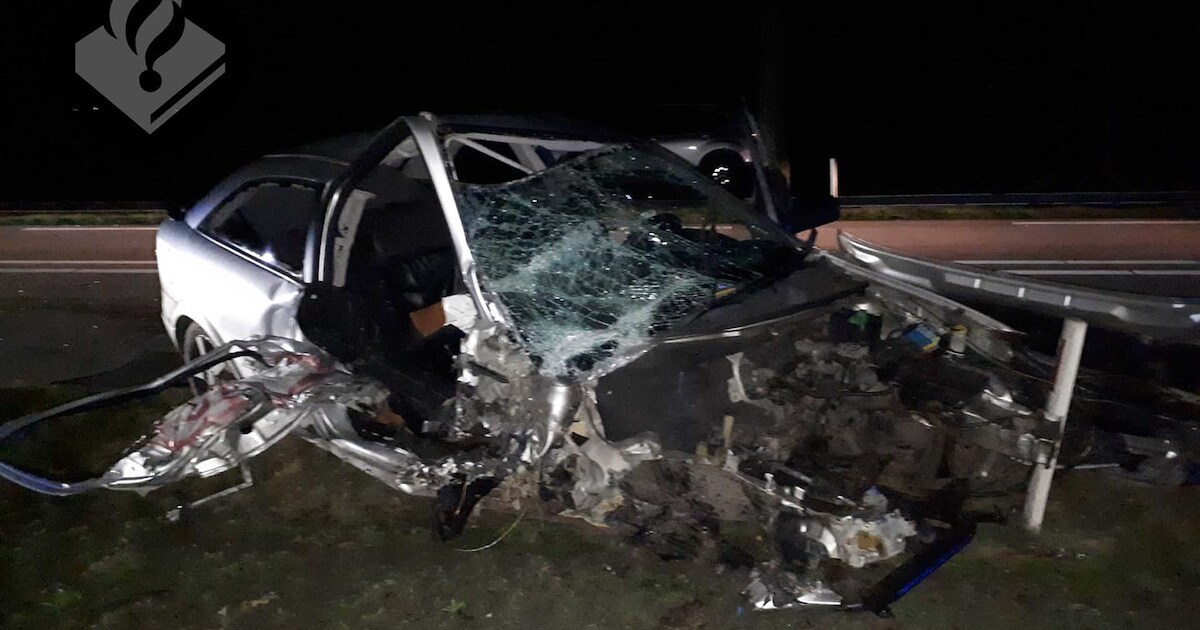 Man heeft engeltje op zijn schouder en overleeft flinke botsing in Odiliapeel