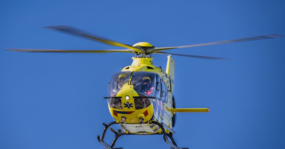 Traumahelikopter opgeroepen voor ongeluk op Slijkwellsedijk in Well