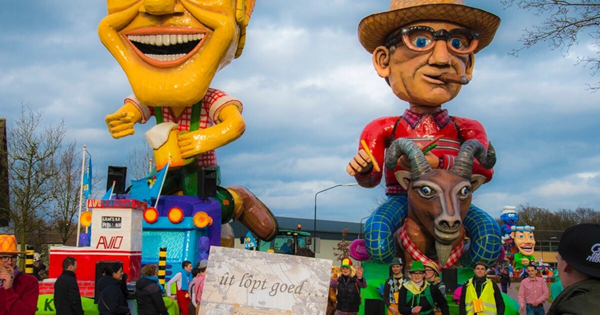 Carnavalsoptocht van De Haaikneuters in Esbeek (video)