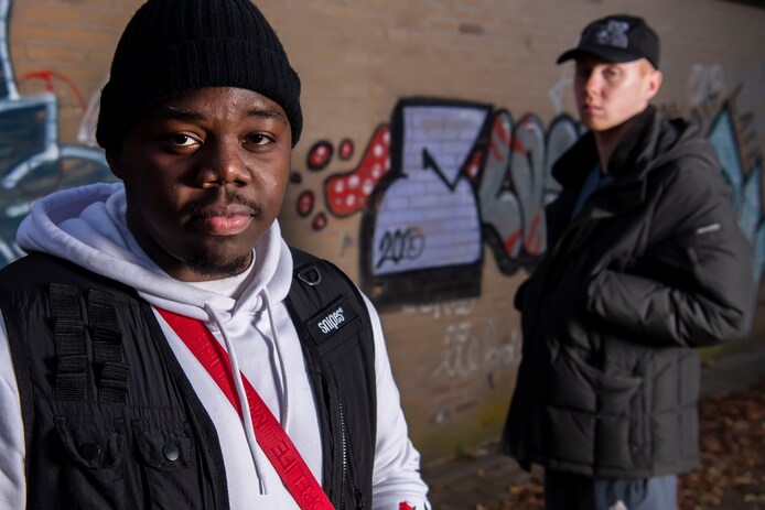 Steve en Garfield, Tilburgse drill-rappers tégen wapens: ‘Straat libie ...