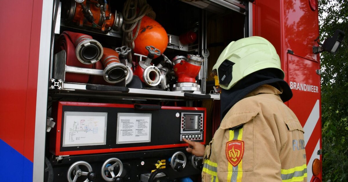 brand op Looier in Nieuwkuijk