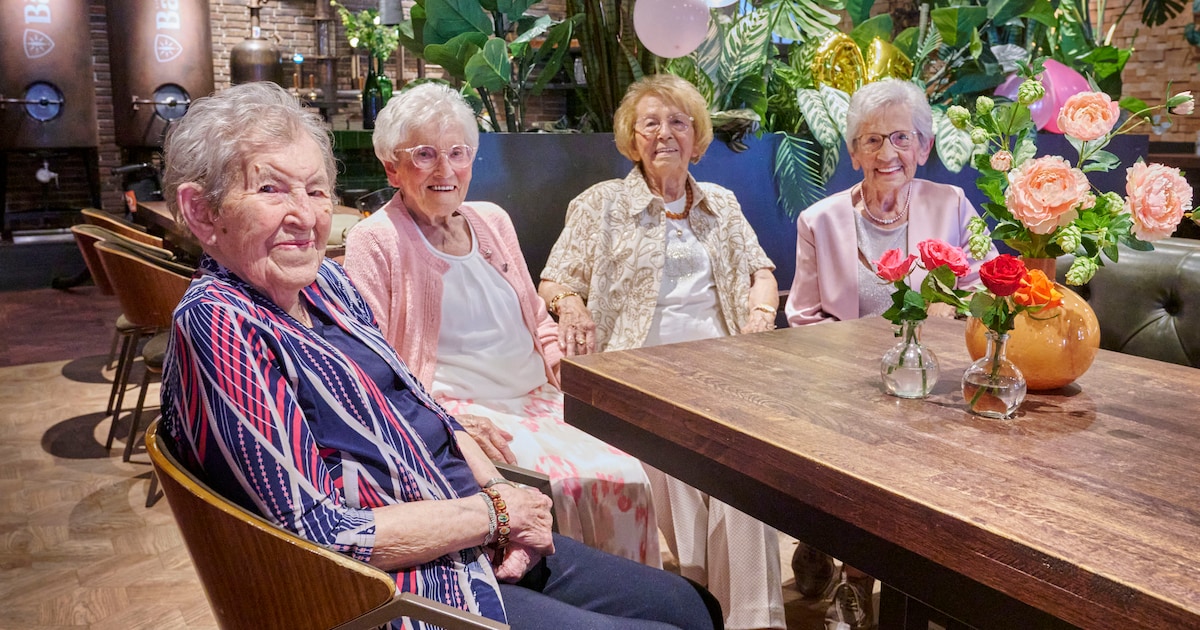 Zussen Marie (102), Lien (98), Pieta (96) en Mien (95) vieren samen 390 levensjaren: ‘Blij dat we no