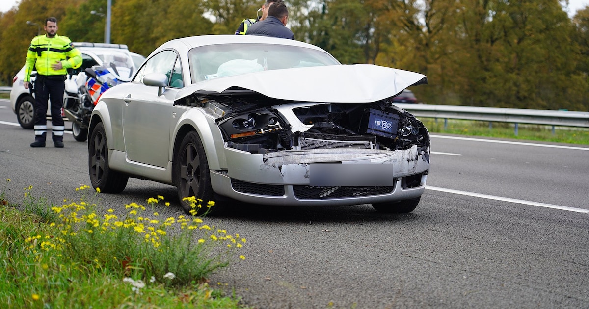Asociaal rijgedrag leidt tot ongeval op A58 bij Tilburg.