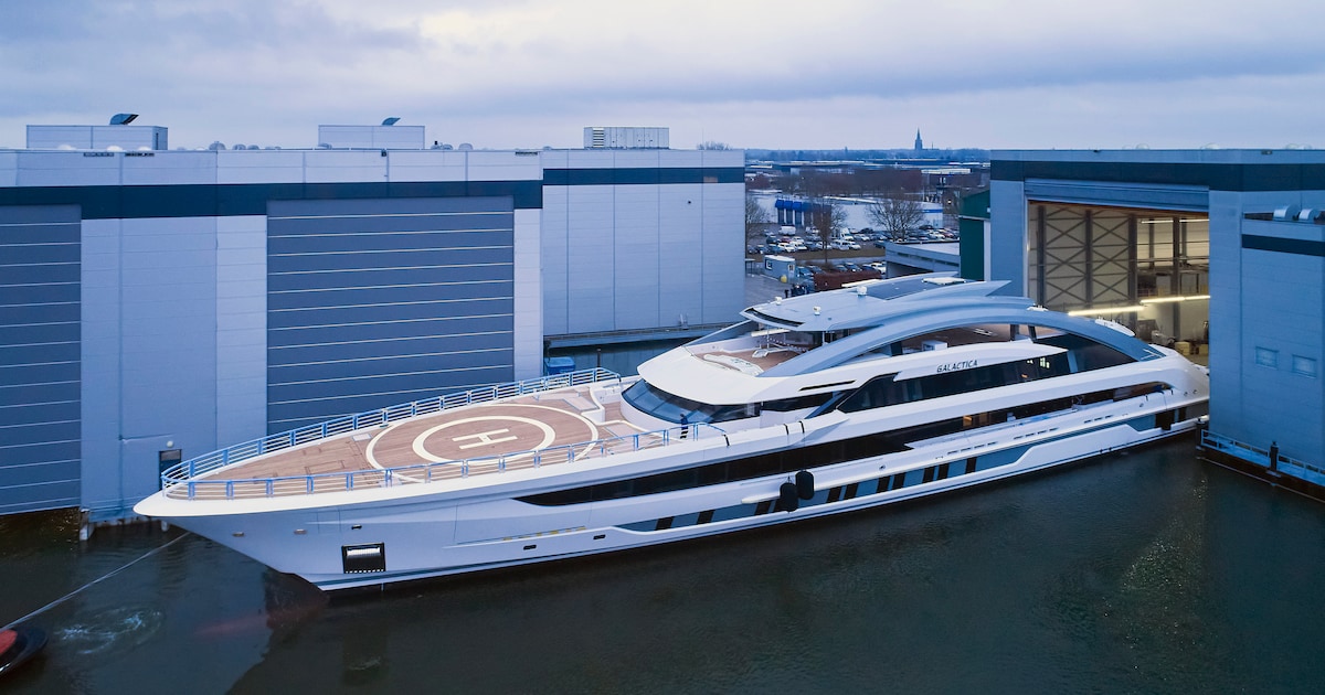 Markt voor luxe schepen koelt af: Osse superjachtbouwer Heesen past ...