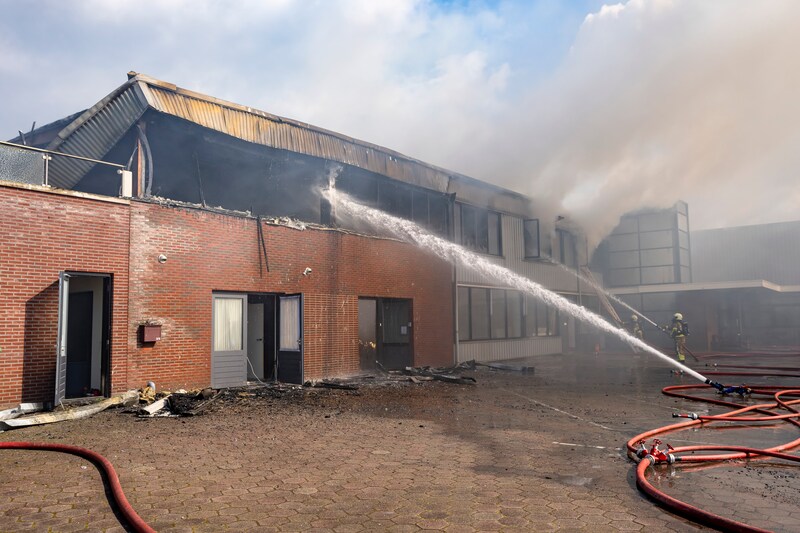 Brand in appartement in Werkendam.