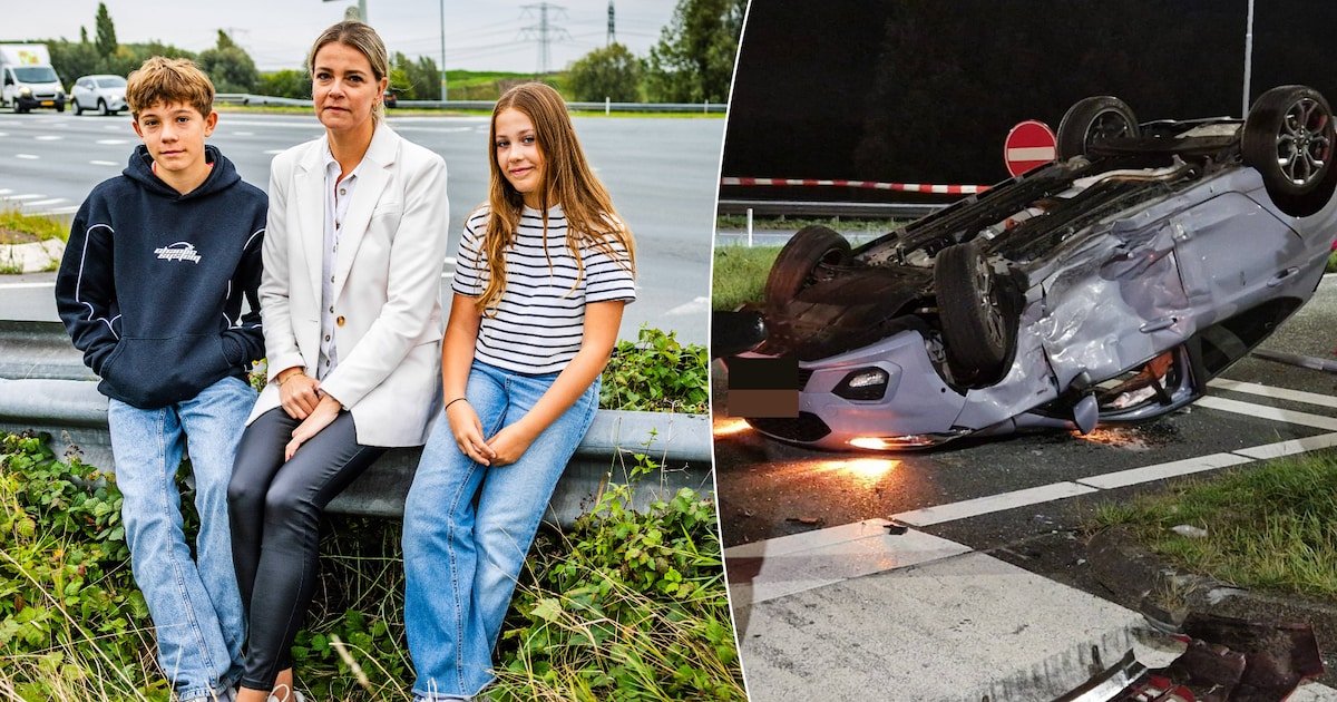 Rianne kreeg een auto-ongeluk met haar kinderen: ‘Ik betwijfel of ik het wel heb kunnen verwerken’.