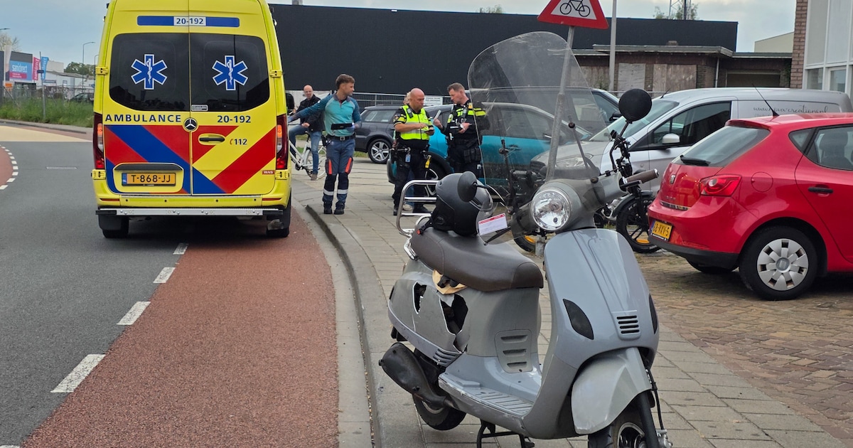 Scooterrijder gewond na botsing Sprang-Capelle, bestuurder vermoedelijk onder invloed.