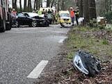 Vrouw zwaargewond na botsing tegen boom in Oisterwijk