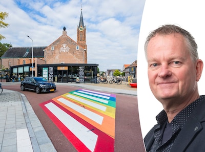 Moet je stoppen voor voetgangers op een regenboogz