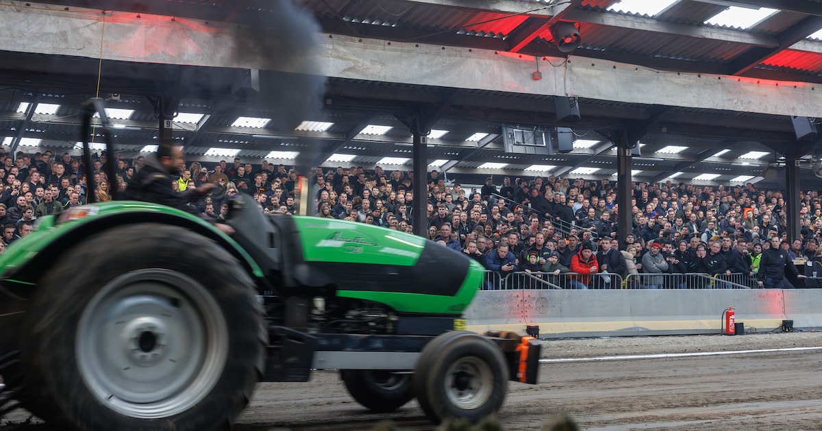 Drie uur in de rij voor een ticket voor trekkertrek Etten-Leur: ‘Het brengt agrarische jongeren echt