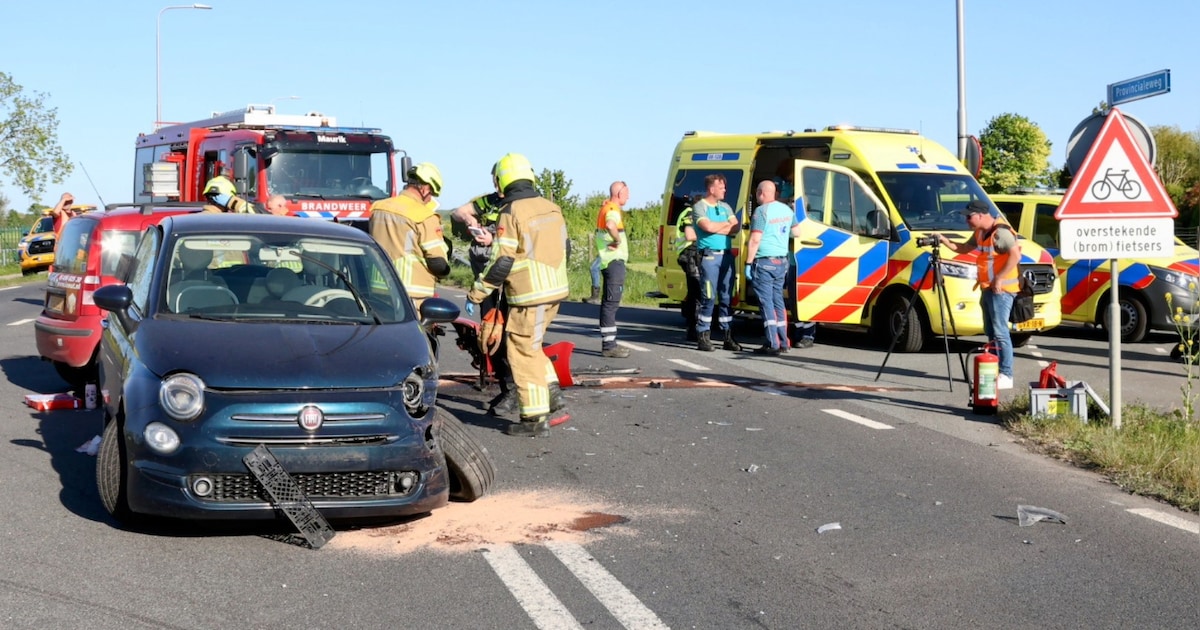 Vier gewonden na ongeluk in Maurik