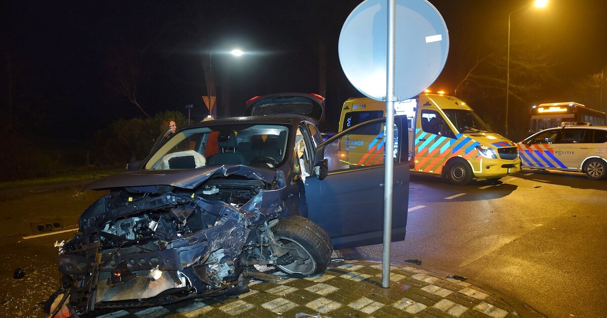 Ravage op kruising N269 bij Esbeek door aanrijding