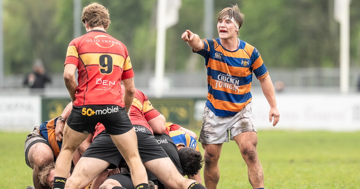 Rugbyers The Dukes in play-offs strijdend ten onder tegen Haagsche ...