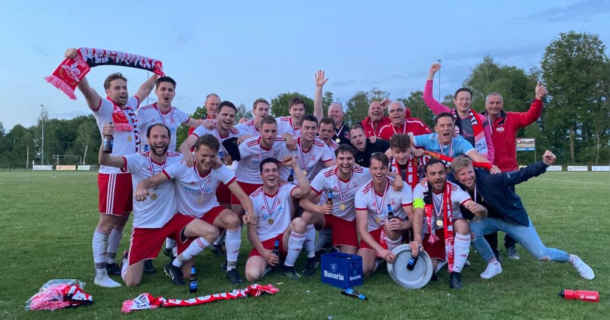 EDN’56 voor het eerst in 50 jaar kampioen na ruime winst bij directe concurrent Netersel