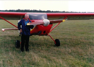 Drie jaar lang werkte Jan Verhoeven aan zijn eigen vliegtuigje: 'Hij was een avontuurlijke man’