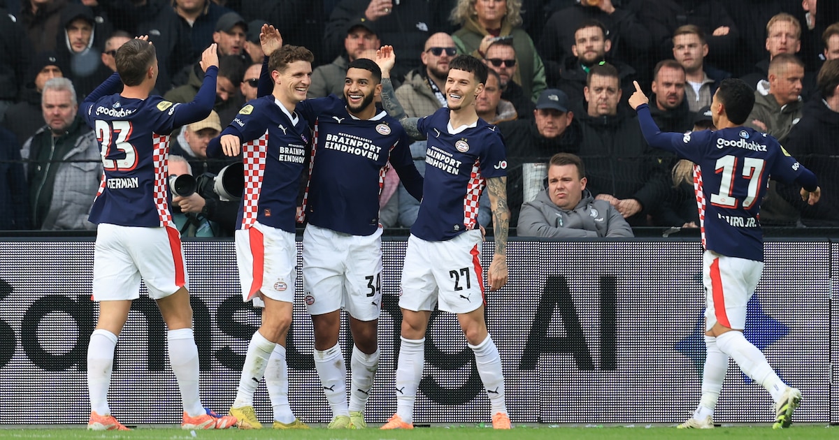 PSV bekroont droomweek met droomzege: Feyenoord gaat over de knie dankzij een geniale Ismael Saibari